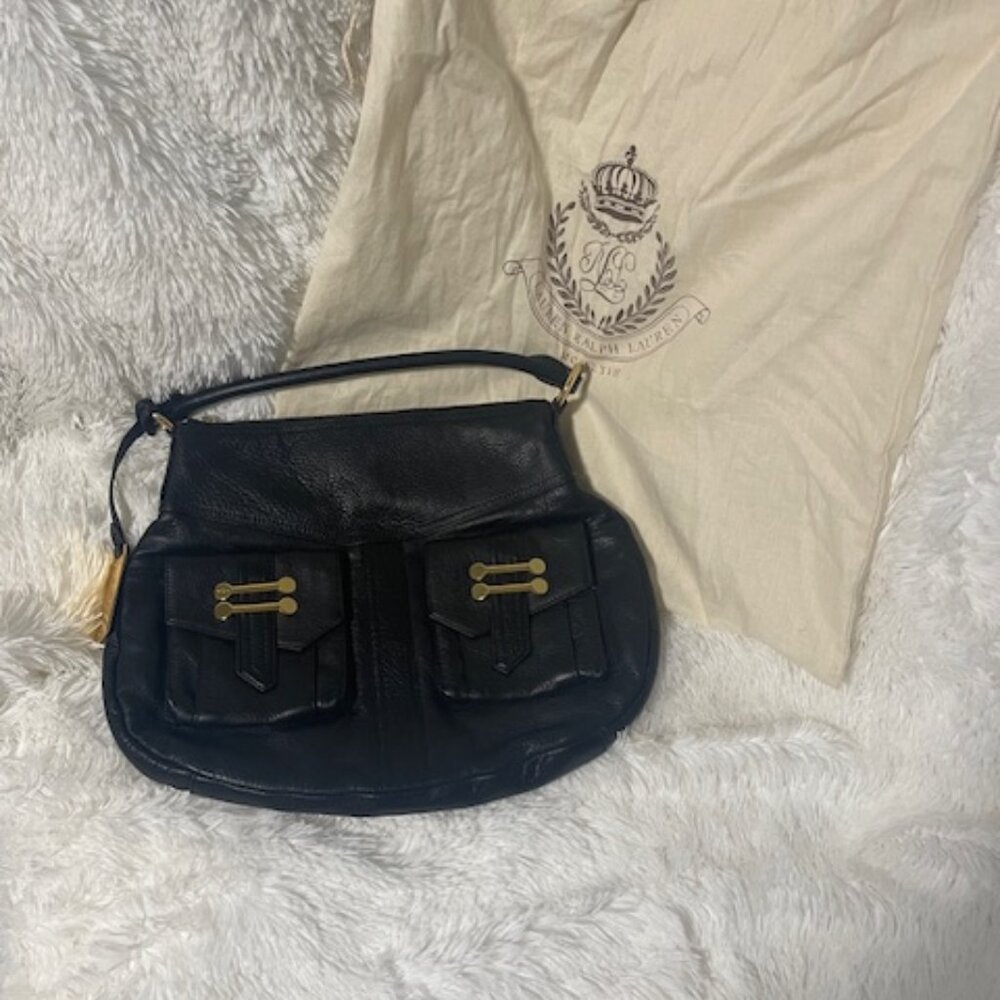 Ralph Lauren Beautiful Black Purse NEW/no tag
